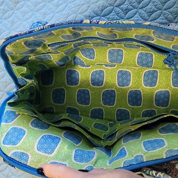 EUC Vera Bradley Bowler Bag Doodle Daisy Pattern - Picture 3 of 8